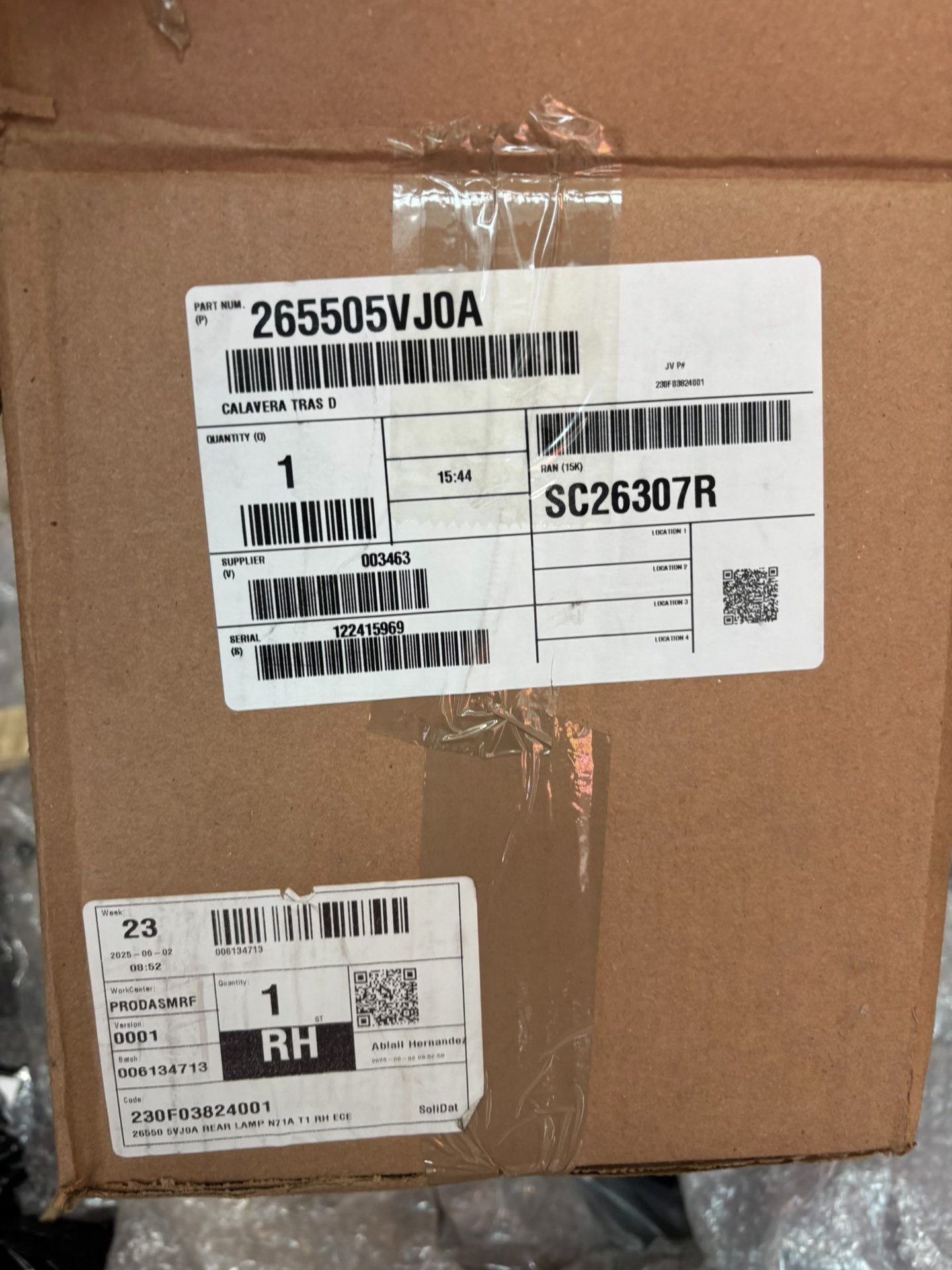 英菲尼迪qx55全新原厂进口尾灯!正品配件,零件号26550 英菲尼迪qx55全新原厂进口尾灯!正品配件,零件号26550