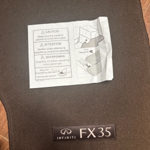 英菲尼迪fx35原厂高档棕色脚垫，最后一套绝版！全新未使用，