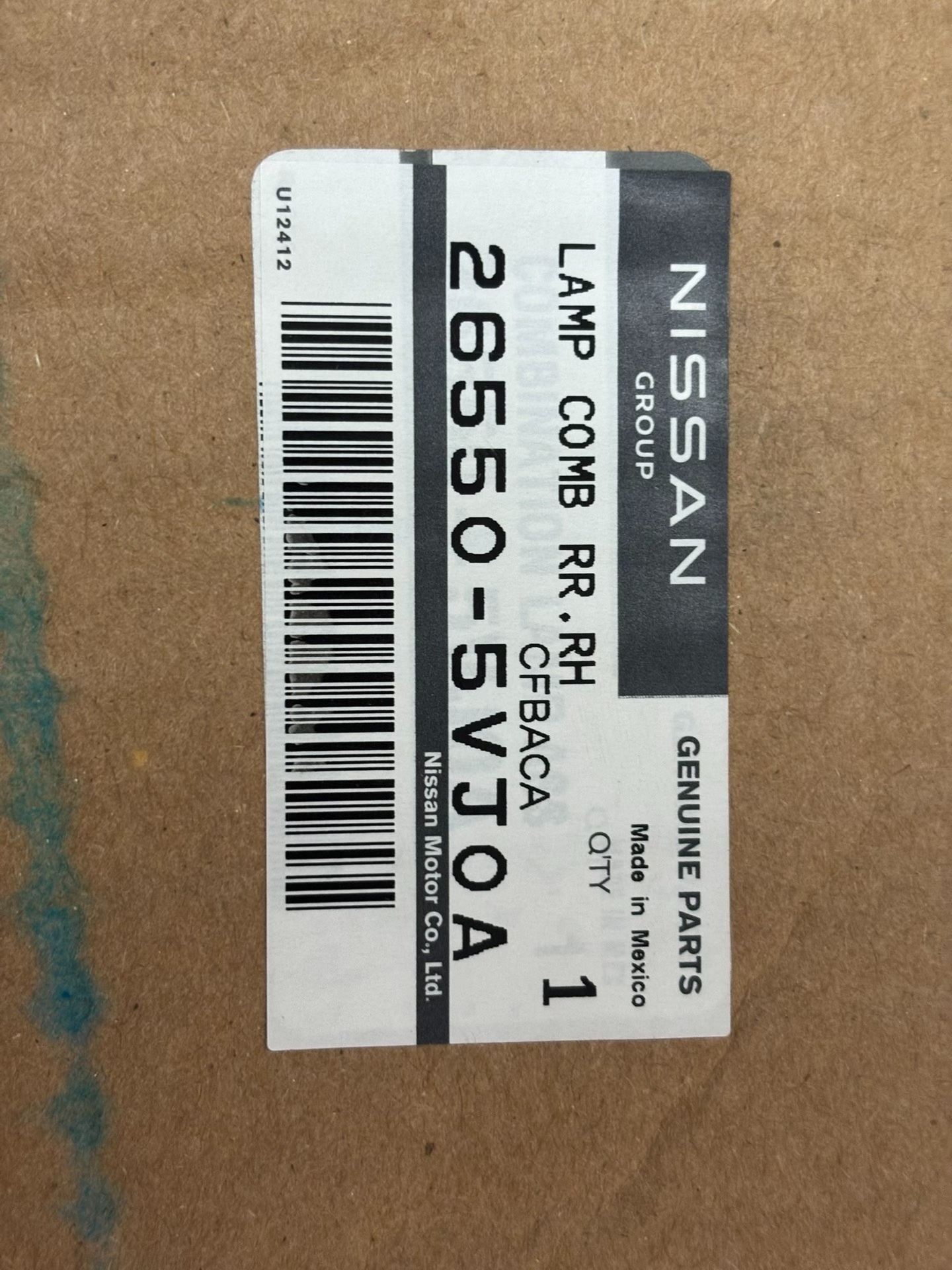 英菲尼迪qx55全新原厂进口尾灯!正品配件,零件号26550 英菲尼迪qx55全新原厂进口尾灯!正品配件,零件号26550
