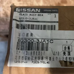 英菲尼迪jx qx60原厂右后门玻璃,型号82300 3ja