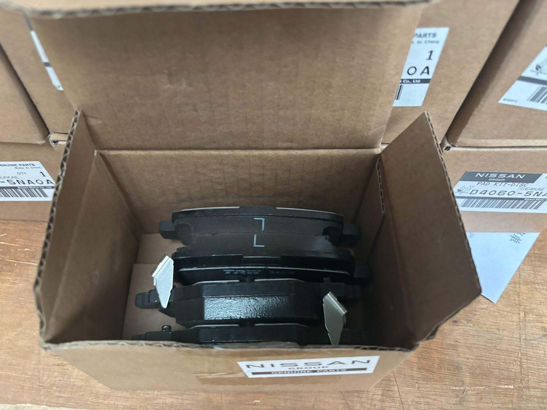 英菲尼迪qx50 2018 2025款后刹车片,全新原厂进口 英菲尼迪qx50 2018 2025款后刹车片,全新原厂进口